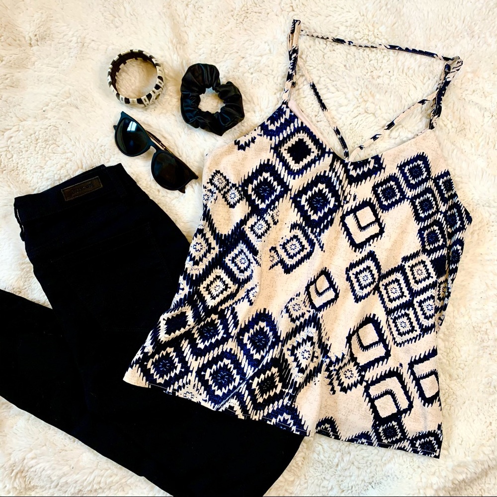 Abbeline Strappy Graphic Tank